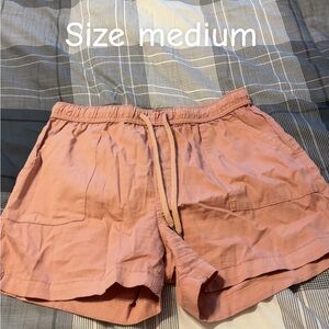 Women's Pink Casual Shorts
